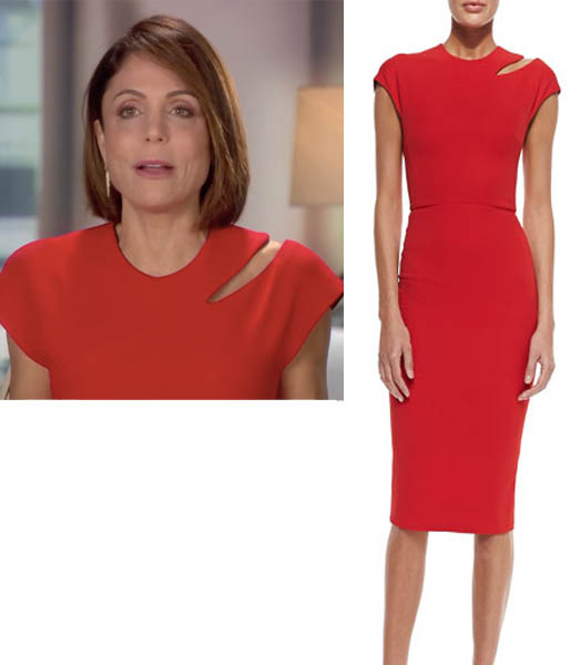 Real Housewives of New York, RHONY Season 8, Bethenny Frankel, red dress, worn on tv, tv fashion, clothes from tv shows, RHONY outfits, bravo, reality tv