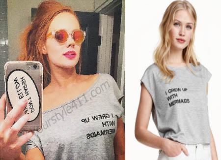 Southern Charm, Kathryn Dennis, Catherine, t-shirt, Kathryn Calhoun Dennis, instagram, social media, #southerncharm, #scharm, worn on tv, tv fashion, clothes from tv shows, Southern Charm outfits, bravo, reality tv, season 3