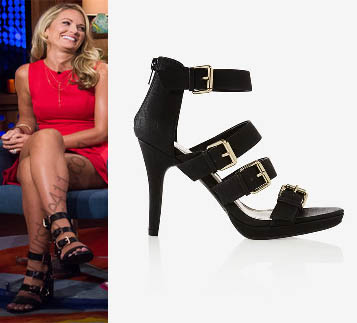 Southern Charm, Cameran Eubanks, Cameren, Cameron, black sandals, watch what happens live, #southerncharm, #scharm, worn on tv, tv fashion, clothes from tv shows, Southern Charm outfits, bravo, reality tv, season 3