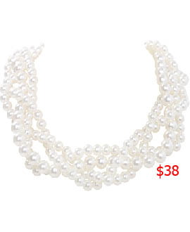Southern Charm, Cameran Eubanks, Cameron, pearl necklace, faux pearl necklace, #southerncharm, #scharm, worn on tv, tv fashion, clothes from tv shows, Southern Charm outfits, southern charm fashion, bravo, reality tv, season 3