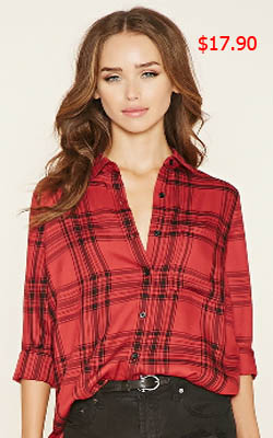 Southern Charm, Cameran Eubanks, Cameren, Cameron, red and black plaid shirt, plaid shirt, #southerncharm, #scharm, worn on tv, tv fashion, clothes from tv shows, Southern Charm outfits, bravo, reality tv, season 3