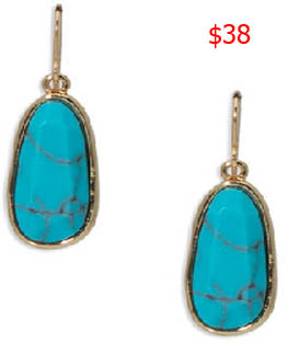 Southern Charm, Cameran Eubanks, Cameron, Camren, turquoise earrings, blue earrings, #southerncharm, #scharm, worn on tv, tv fashion, clothes from tv shows, Southern Charm outfits, southern charm fashion, bravo, reality tv, season 3