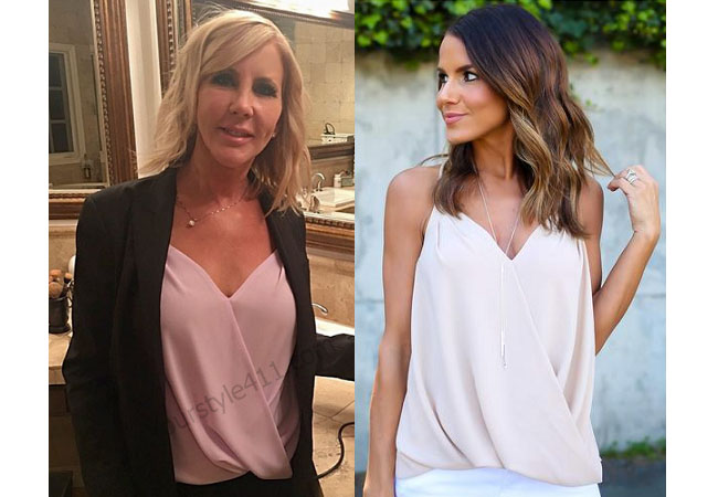 Real Housewives of Orange County, RHOC, Vicki Gunvalson, pink top, #RHOC, #RealHousewivesOrangeCounty, worn on tv, tv fashion, clothes from tv shows, Real Housewives of Orange County outfits, bravo, reality tv clothes