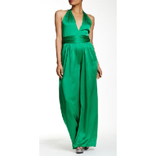 Real Housewives of New York, RHNY, Bethenny Frankel, Bethenny Frankel outfit, green jumpsuit, emerald jumpsuit, Bethenny style, Bethenny fashion, Skinnygirl party, Cushnie Et Ochs, #RHNY, #RealHousewivesNewYork, worn on tv, tv fashion, clothes from tv shows, Real Housewives of New York outfits, bravo, reality tv clothes
