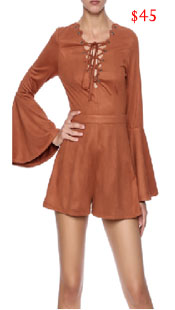 Brielle Biermann, Don't Be Tardy, Don't Be Tardy fashion, Don't Be Tardy style, #dontbetardy, #goals, orange romper, free people romper, @briellebiermann, bravotv.com, Season 5, worn on tv, tv fashion, clothes from tv shows, Real Housewives of Orange County outfits, bravo, reality tv clothes