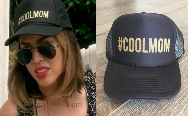 Real Housewives of Orange County, RHOC, Kelly Dodd, Kelly Dodd style, Kelly Dodd fashion, #kellydodd, black hat, #coolmom hat, #RHOC, Kelly Dodd outfit, #RealHousewivesOrangeCounty, worn on tv, shop your tv, the take, bravotv.com, tv fashion, clothes from tv shows, Real Housewives of Orange County outfits, bravo, Season 11, reality tv clothes