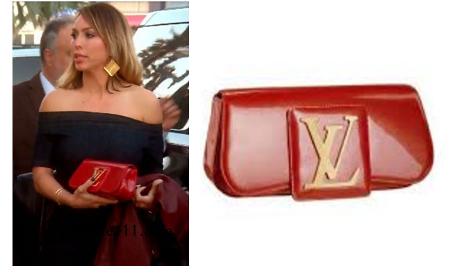Real Housewives of Orange County, RHOC, Kelly Dodd style, Kelly Dodd fashion, #kelly dodd, bravotv.com, bravotv.com, #RHOC, Kelly Dodd outfit, #RealHousewivesOrangeCounty, the take, red clutch, louis vuitton, louis vuitton sobe, red purse, red wallet, shop your tv, worn on tv, tv fashion, clothes from tv shows, Real Housewives of Orange County outfits, bravo, Season 11, reality tv clothes