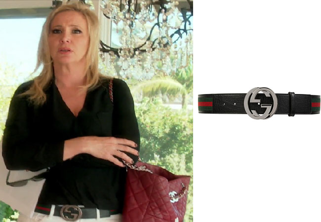 Real Housewives of Orange County, RHOC, Shannon Beador, Shannon Beador style, Shannon Beador fashion, #shannonbeador, Gucci belt, shop your tv, the take, #RHOC, Shannon Beador outfit, Watch What Happens Live, #WWHL, #RealHousewivesOrangeCounty, worn on tv, tv fashion, clothes from tv shows, Real Housewives of Orange County outfits, bravo, Season 11, reality tv clothes