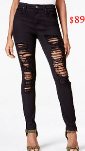 Real Housewives of Orange County, RHOC, Kelly Dodd, Kelly Dodd style, Kelly Dodd fashion, #kellydodd, black jeans, ripped jeans, distress jeans, Frame Le Color Rip Skinny Jeans, skinny jeans, #RHOC, Kelly Dodd outfit, shop your tv, the take, bravotv.com, #RealHousewivesOrangeCounty, worn on tv, tv fashion, clothes from tv shows, Real Housewives of Orange County outfits, bravo, Season 11, reality tv clothes