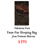 faux-fur sleeping bag, Holiday 2016, Christmas 2016, gift guide 2016, gifts for him 2016, gifts for her 2016, gifts for traveler, gifts for boyfriend, gifts for friend, gifts for mom, gifts for dad, gifts for sister, Christmas present ideas, budget friendly gifts 2016