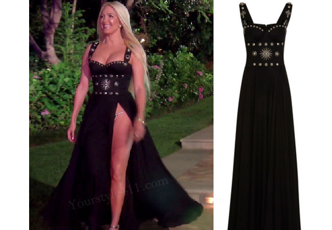 WornOnTV: Erika's black crystal stripe dress on The Real Housewives of  Beverly Hills, Erika Jayne