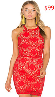 Real Housewives of Beverly Hills, RHBH, RHOBH, Eileen Davidson, Eileen Davidson fashion, Real Housewives of Beverly Hills style, Real Housewives of Beverly Hills clothes, Eileen Davidson style, Eileen Davidson wardrobe, #RHOBH, #RealHousewivesBeverlyHills, steal her style, the take, shop your tv, worn on tv, tv fashion, clothes from tv shows, Real Housewives of Beverly Hills outfits, bravo, reality tv clothes, Season 7, Season 2, Dorit's party, red dress, red lace dress, red halter dress, red lace halter dress