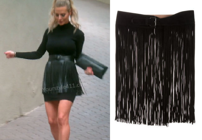 Real Housewives of Beverly Hills, RHBH, RHOBH, Dorit Kemsley, Dorit Kemsley fashion, Dorit Kemsley style, Dorit Kemsley wardrobe, #RHOBH, #RealHousewivesBeverlyHills, steal her style, the take, shop your tv, worn on tv, tv fashion, clothes from tv shows, Real Housewives of Beverly Hills outfits, bravo, reality tv clothes, dorit kemsley style, Season 7, Episode 12, black belt, black fringe belt