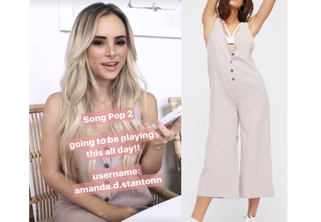 Amanda Stanton, The Bachelor,  celebrity style, star style, Amanda Stanton outfits, Amanda Stanton fashion, Amanda Stanton style, shop your tv, @amanda_stantonn, worn on tv, tv fashion, clothes from tv shows, tv outfits, free people on the run jumpsuit, free people dusty mauve jumpsuit, instagram story