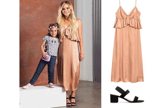 Amanda Stanton, The Bachelor, celebrity style, star style, Amanda Stanton outfits, Amanda Stanton fashion, Amanda Stanton style, shop your tv, @amanda_stantonn, worn on tv, tv fashion, clothes from tv shows, tv outfits, amanda stanton bachelor, amanda stanton instagram, h&m ruffle dress, H&M black sandals
