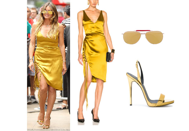 yellow gold sandals