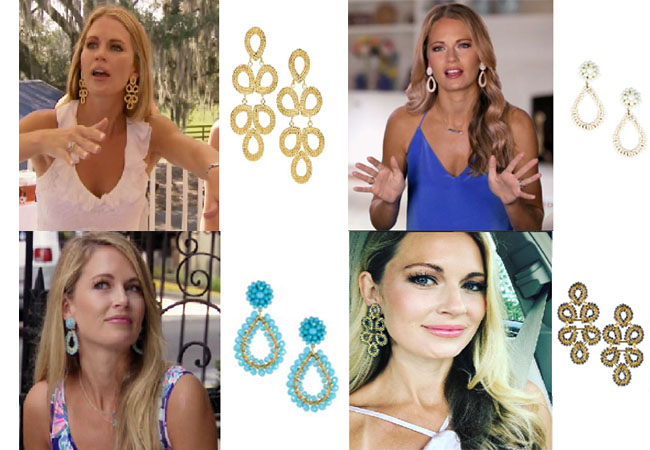 Southern Charm, Southern Charm style, Cameran Eubanks, Cameran Eubanks, Cameran Eubanks fashion, Cameran Eubanks wardrobe, Cameran Eubanks Style, @camwimberly1, #cameraneubanks, #SC, #southerncharm, Cameran Eubanks outfit, shop your tv, the take, worn on tv, tv fashion, clothes from tv shows, Southern Charm outfits, bravo, Season 4, star style, steal her style, lisi lerch earrings, Cameran's earrings, Cameran's chandelier earrings, Cameran's Gold earrings, Lisi Lerch Ginger earrings, Lisi Lerch Kate earrings