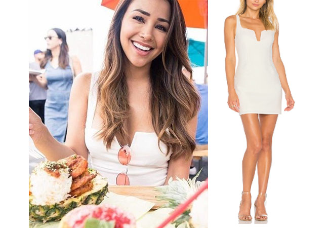 Danielle Lombard, Bachelor In Paradise 2017, #BIP, #bachelornation, #bachelorinparadise, Danielle Lombard clothes, Danielle Lombard outfits, shop your tv, as seen on tv, worn on tv, tv fashion, clothes from tv shows, ootd, celebrity style, star style, reality tv outfits, Bachelor In Paradise scandal, Danielle's white dress, by the way cici dress, bachelor nation