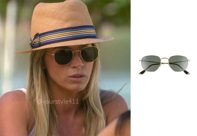 fortnite, Real Housewives of Beverly Hills, RHOBH, Teddi Mellencamp, Season 9, Teddi Mellencamp’s outfit, celebrity outfits, reality tv shows, Real Housewives of Beverly Hills outfits, bravo, reality tv clothes, Teddi Mellencamp, Ray-Ban Hexagon sunglasses
