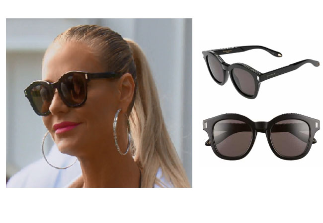 fortnite, Real Housewives of Beverly Hills, RHOBH, Dorit Kemsley, Season 9, Dorit Kemsley’s outfit, celebrity outfits, reality tv shows, Real Housewives of Beverly Hills outfits, bravo, reality tv clothes, Dorit's sunglasses, Dorit's sunglasses at Denise's Wedding, Givenchy 50mm Sunglasses