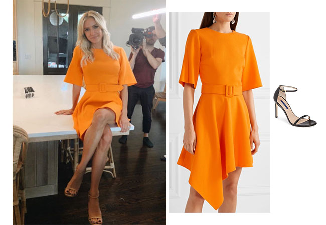 orange dress 2019
