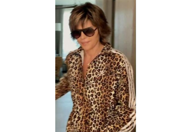 RHOBH, Real Housewives of Beverly Hills, Lisa Rinna, Adidas leopard print jumpsuit, animal print, celebrity fashion, reality tv fashion, bravo